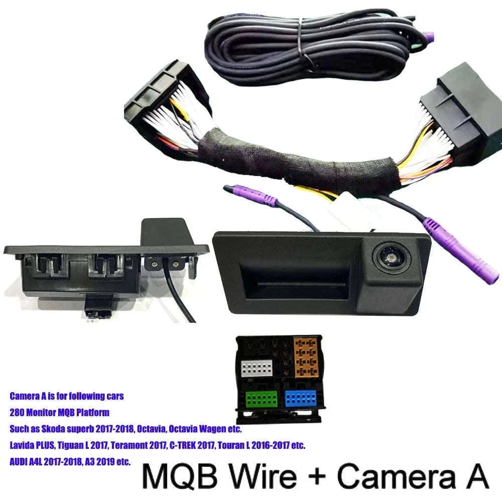 Dynamic Trajectory Rear View Camera for VW, Audi & Skoda MQB/PQ-MQB-Cam E