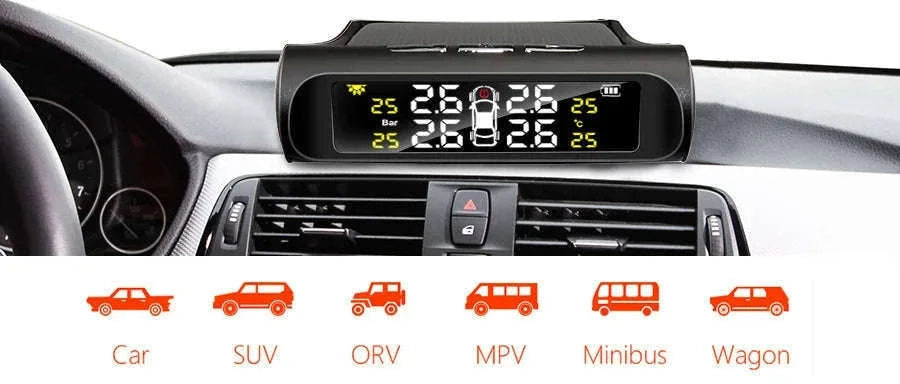 E-ACE Solar-Powered TPMS Tire Monitoring System-K01-External Sensor