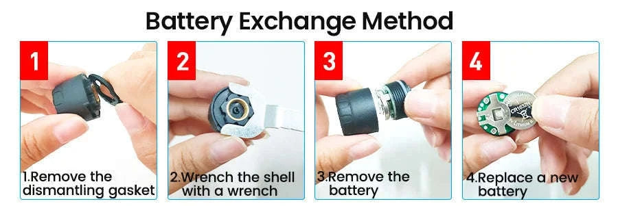 E-ACE Solar TPMS Tire Pressure Monitor System-K01-External Sensor