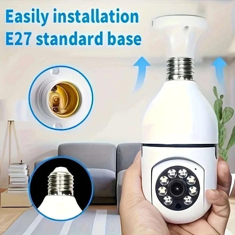 E27 Light Bulb Security Camera – Panoramic Home Monitoring-USB / japan