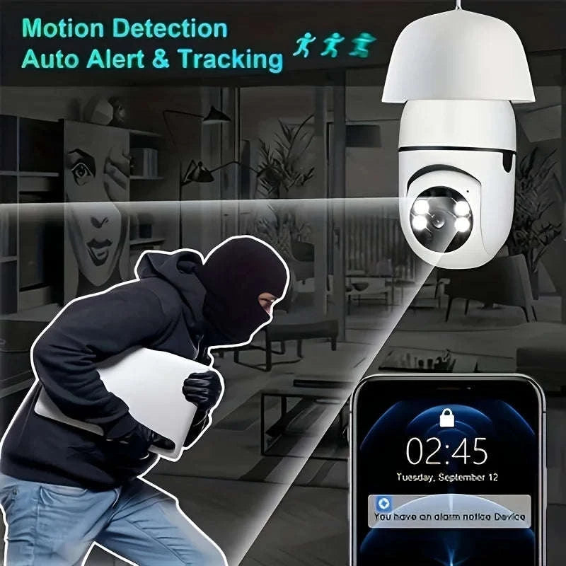 E27 Light Bulb Security Camera – Panoramic Home Monitoring-USB / japan