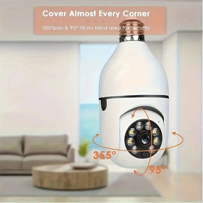 E27 Light Bulb Security Camera – Panoramic Home Monitoring-USB / japan