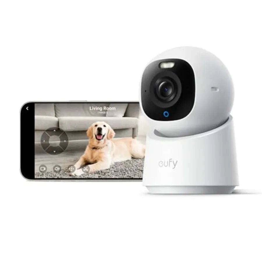 E30 4K Indoor Camera for Pet, Baby, and Nanny Monitoring-United States / 1PackWhite