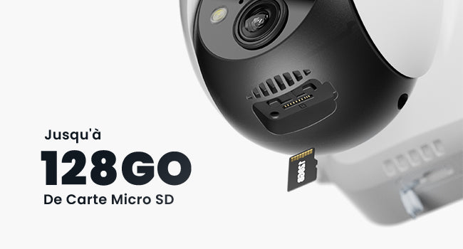 ieGeek 5MP Wireless Outdoor WiFi Surveillance Camera, Solar Camera, 360 Degree Camera, Human PIR Detection, Colour Night Vision