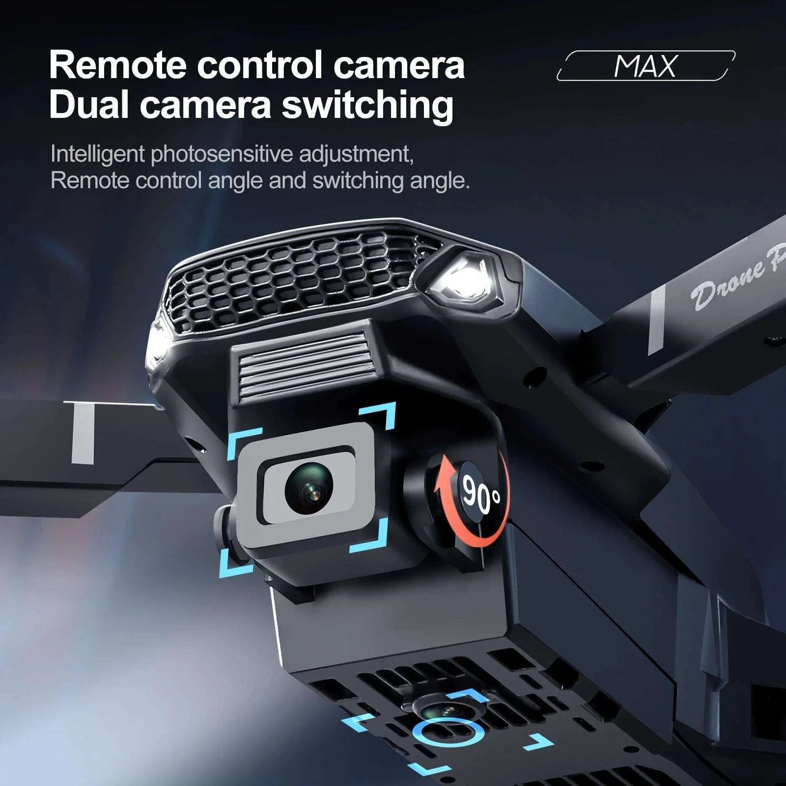 E88 E99 Drone with Screen Remote and Dual Camera-E99-grey