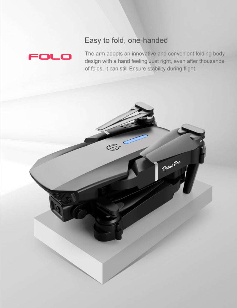 E88 Pro Drone with Dual Camera and Optical Flow-Gray-Two Camera