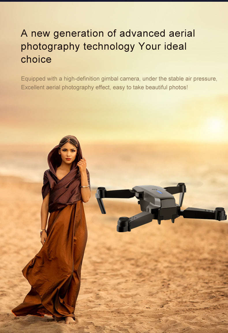 E88 Pro Drone with Dual Camera and Optical Flow-Gray-Two Camera