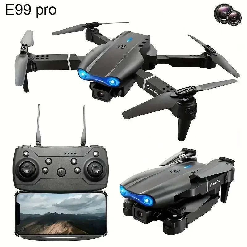 E99 Pro Drone with HD Camera, App Control & 50m Range-3 batteries / United States