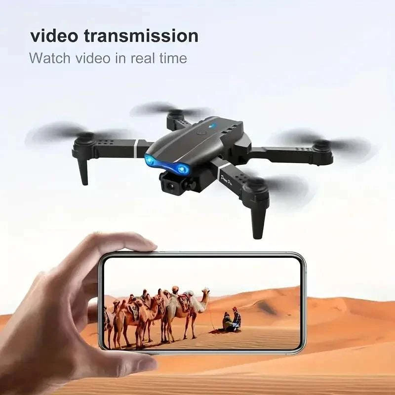 E99 Pro Drone with HD Camera, App Control & 50m Range-3 batteries / United States