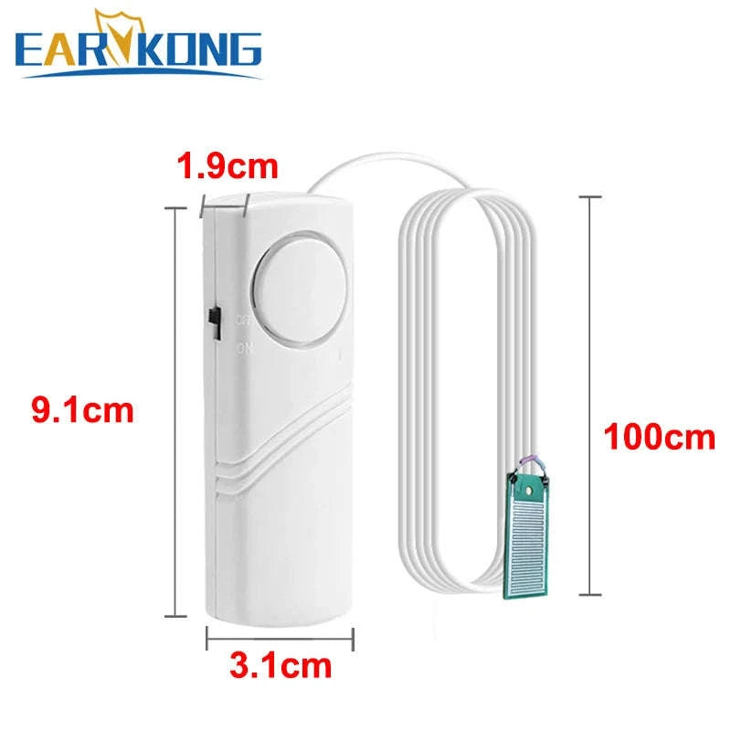 Earykong Water Leak Alarm – 90dB Flood & Overflow Sensor-Default Title