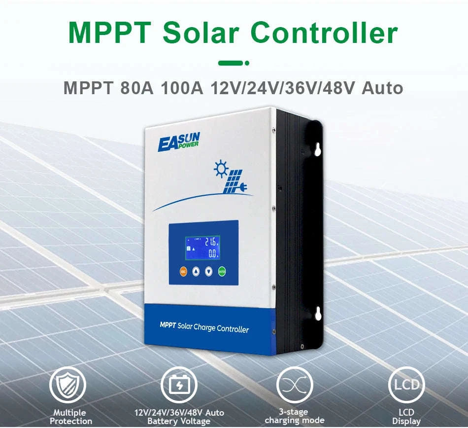 EASUN Power MPPT Solar Charge Controller-20A / PL