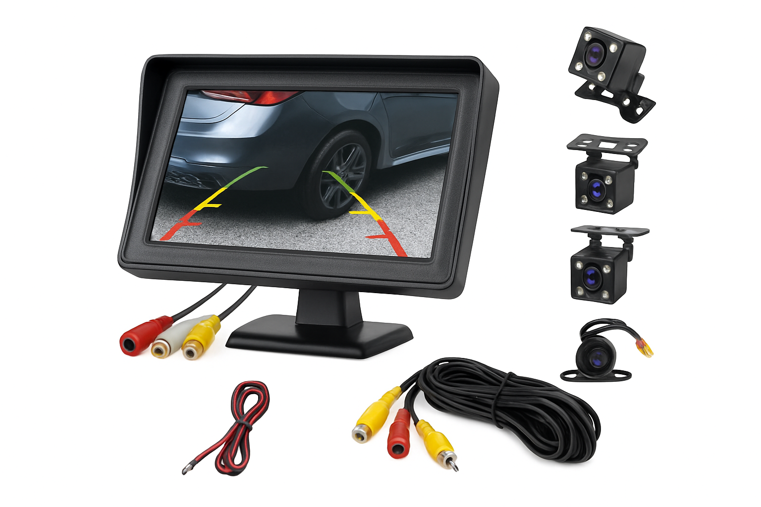 4.3 Inch Rear View Camera Monitor for Safer Parking
