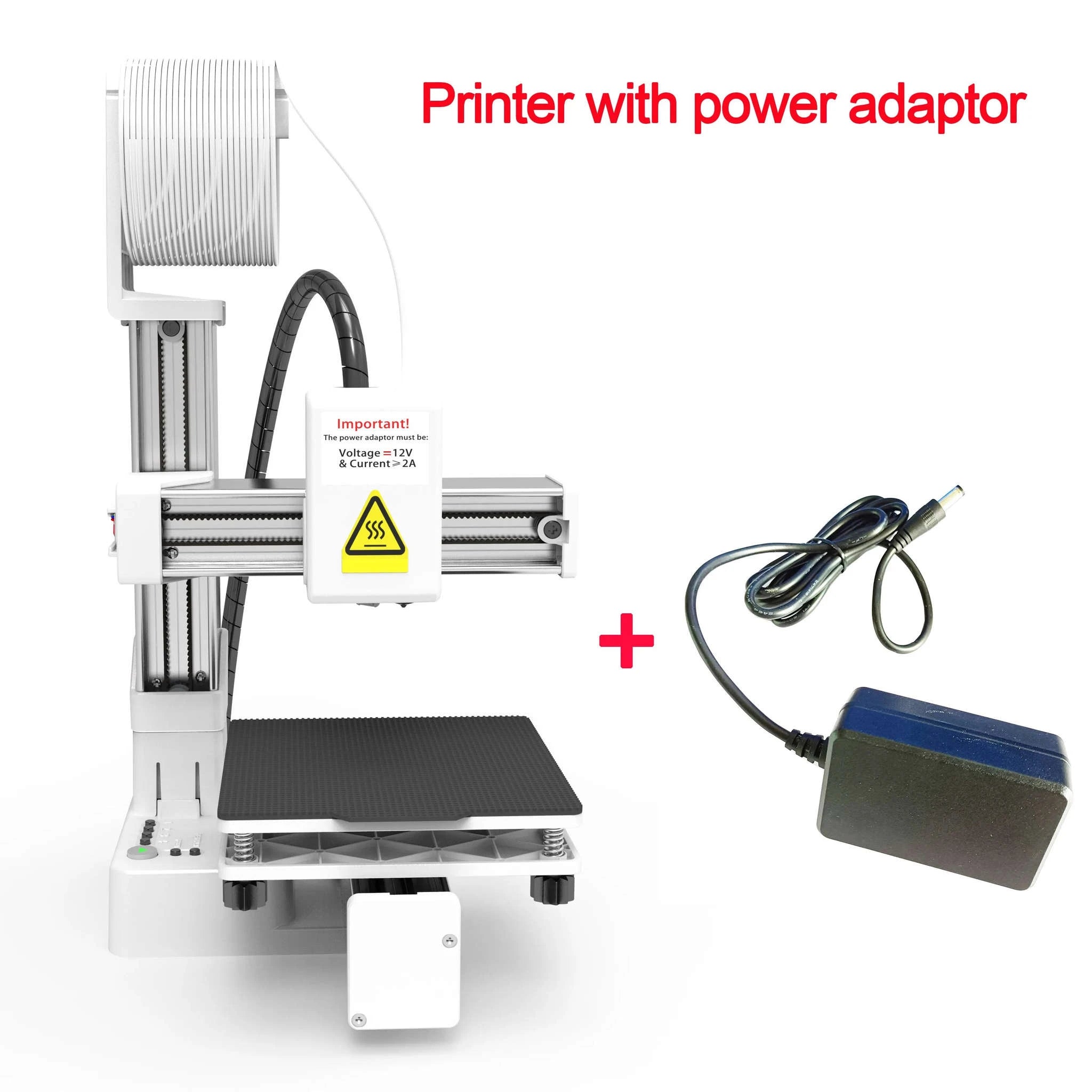 EasyThreed K10 3D Printer for Beginners and Hobby Makers-black / TF Card Offline / US