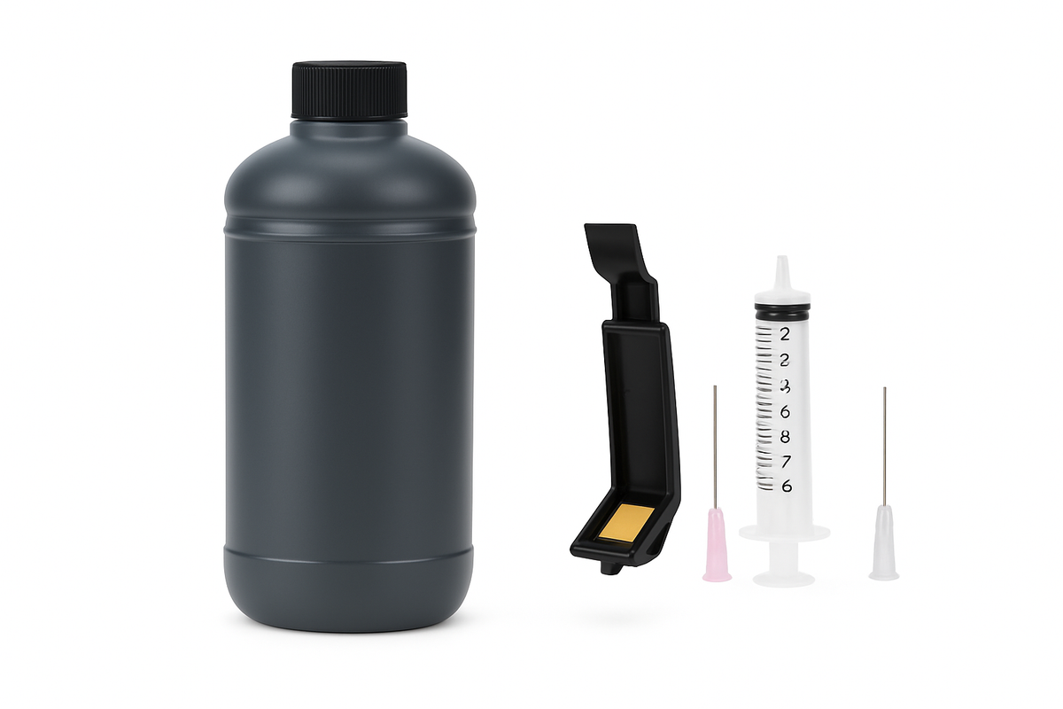 Eco 100ml Refillable Ink Compatible Quick-drying Solvent Ink Refill Ink Tool Snap Fill for 12.7mm Handheld Inkjet Printer