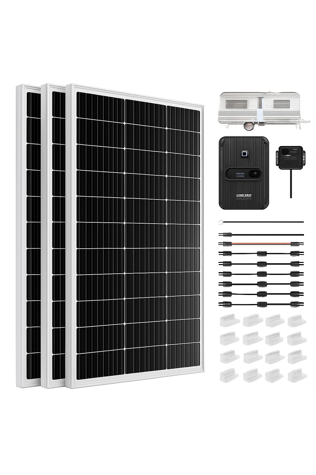 400 Watt 12 Volt Solar Panel Kit for Off-Grid Home, RV, Boat