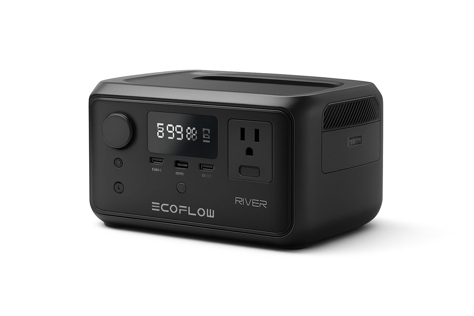 ECOFLOW 20W GaN-C Charger with RIVER 3 230 Portable Power Station, 230Wh LiFePO4 Battery, 300W Up to 600W AC Output