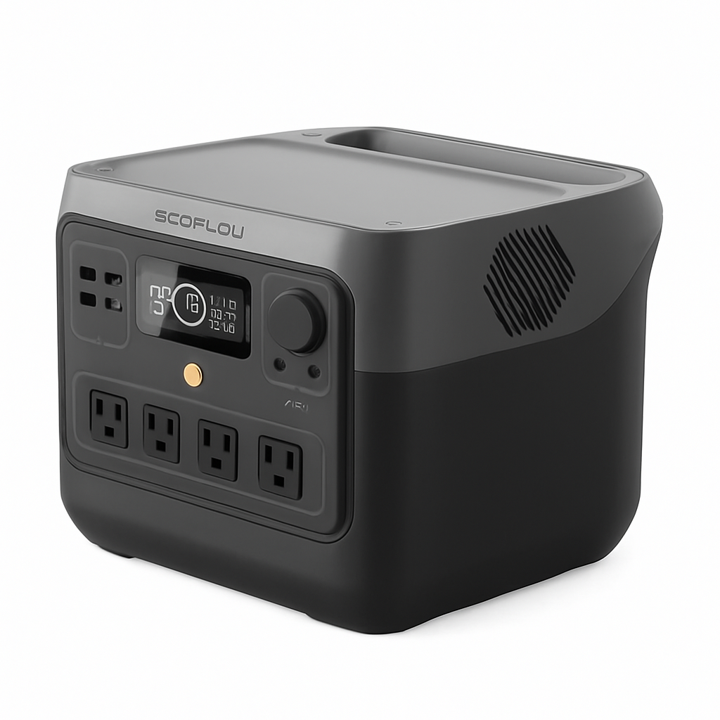 ECOFLOW Portable Power Station RIVER 2 Pro 700, 716Wh LiFePO4 Battery, 4x800W AC Outlets, Solar Generator