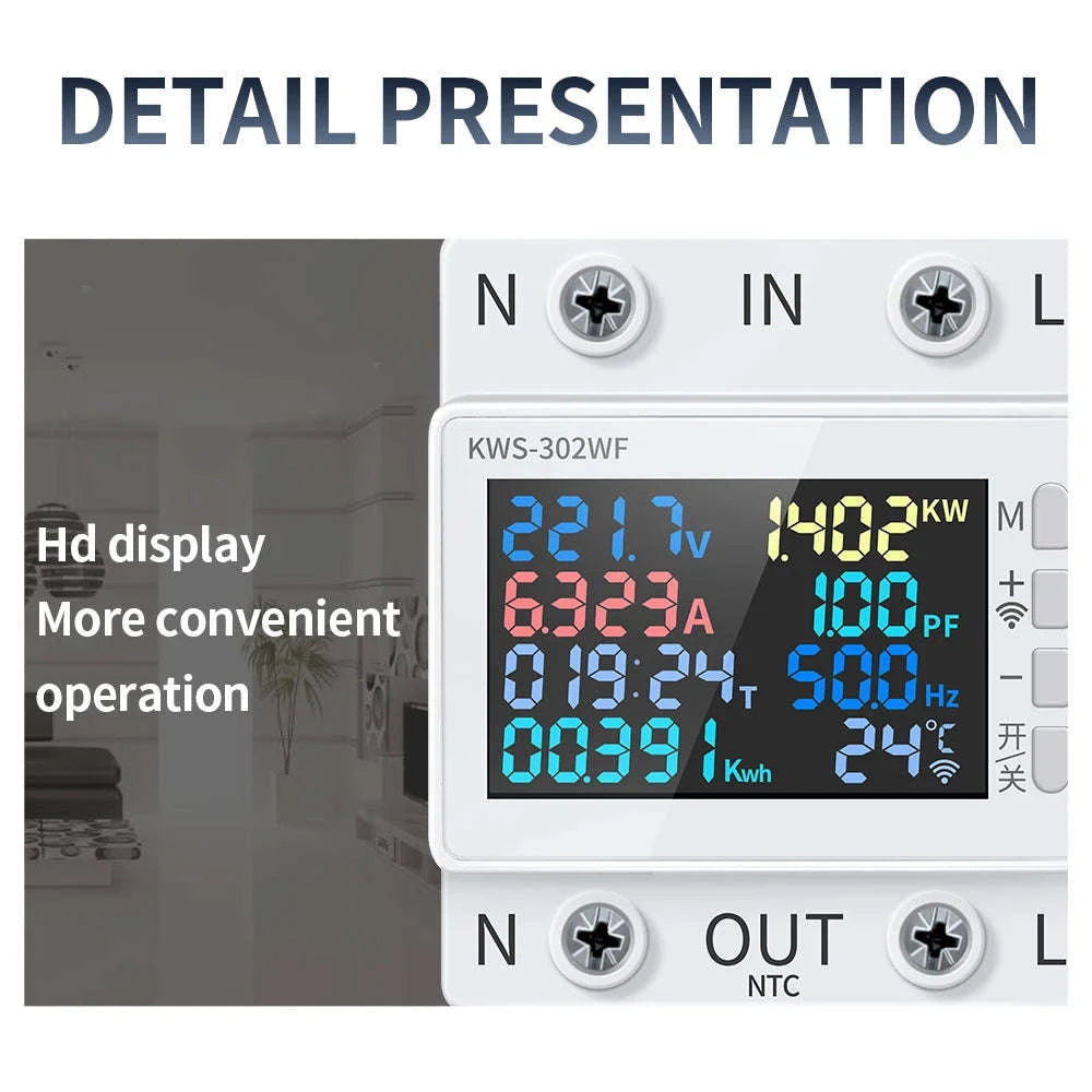 EcoSense 8-in-1 Smart Energy Meter-KWS-302L