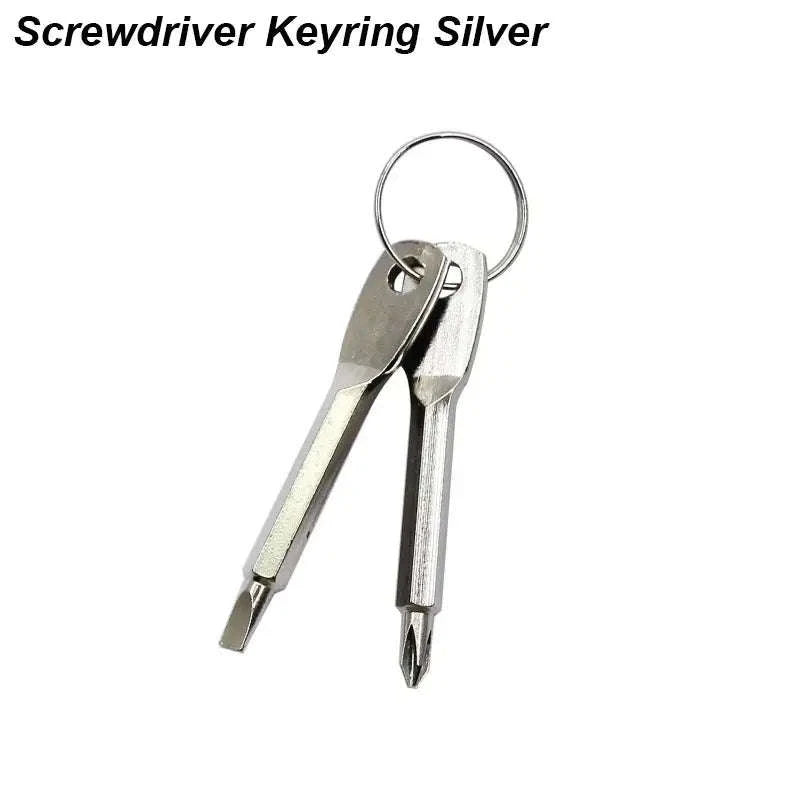 EDC Pocket Screwdriver Keychain Set – Compact Multi-Bit Everyday Tool-Small Screwdriver SL