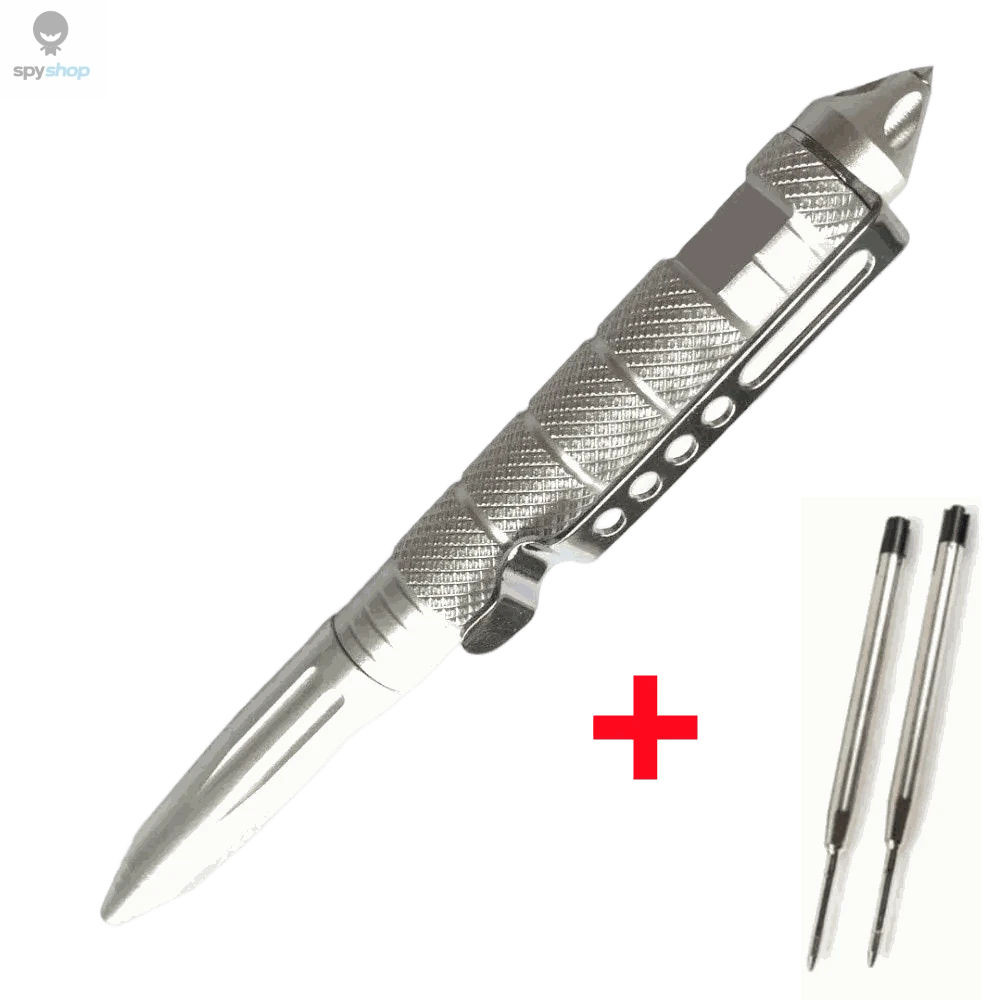 EDC Safety Pen – Durable Everyday Carry Tool for Protection and Writing-Gray Pen
