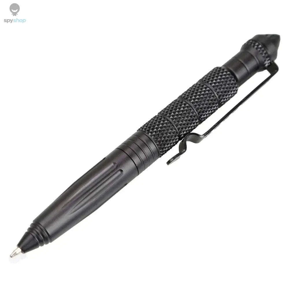 EDC Safety Pen with Tactical Tip for Writing and Protection-Silver with 2 refill