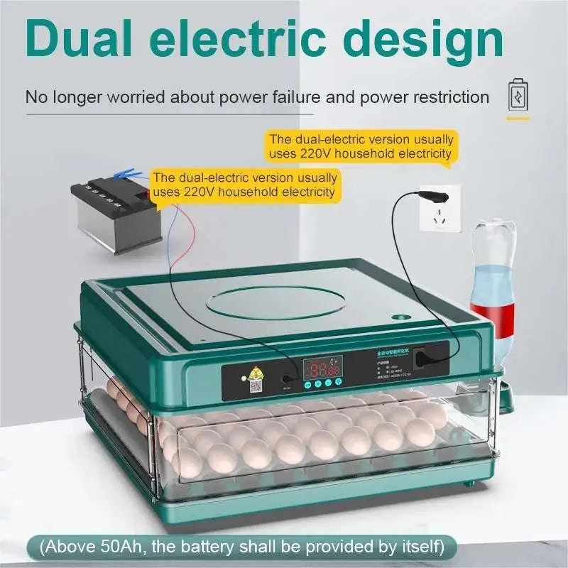 Egg Incubator with Automatic Temperature and Water Replenishment-36 Egg / Poland