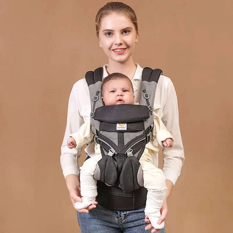 Egobaby 360 Omni Baby Carrier – Breathable Ergonomic Support-Dark Blue