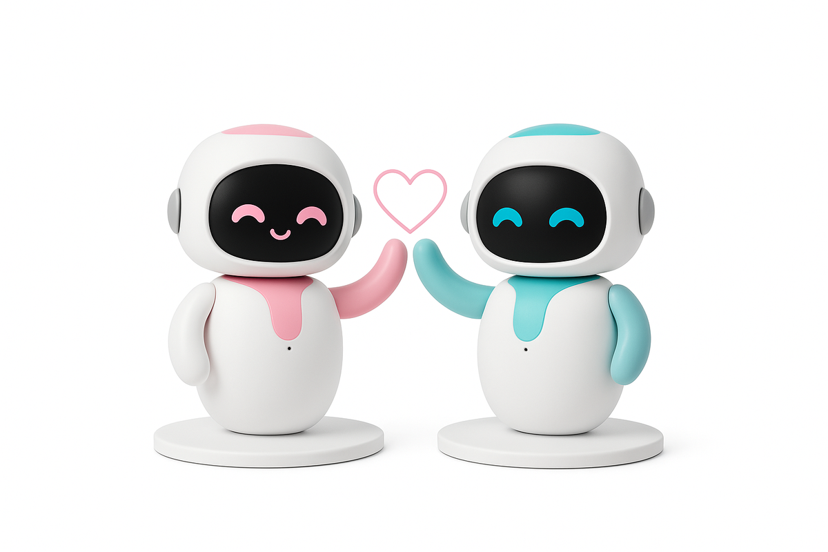 Eilik Interaktiv AI Stemme-robotter Emotionelle robotter Desktop Følgesvend for Parer Berør Gave