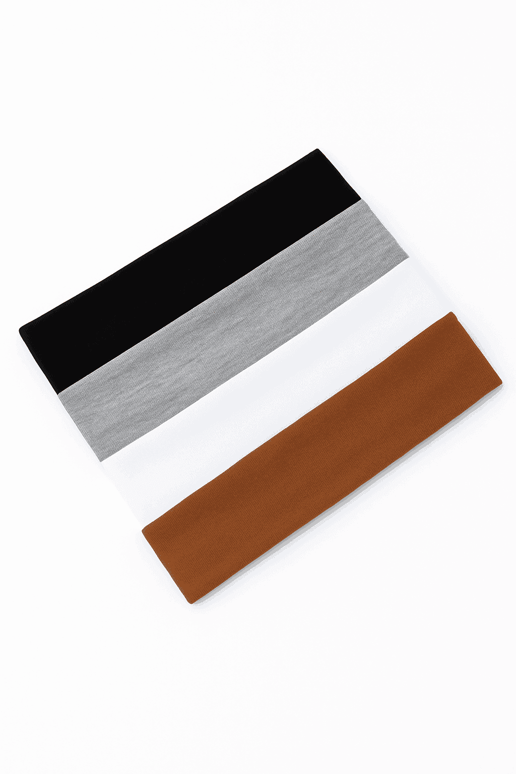 Elastic Cotton HairBand for Secure, Comfortable All-Day Hold-Light Grey
