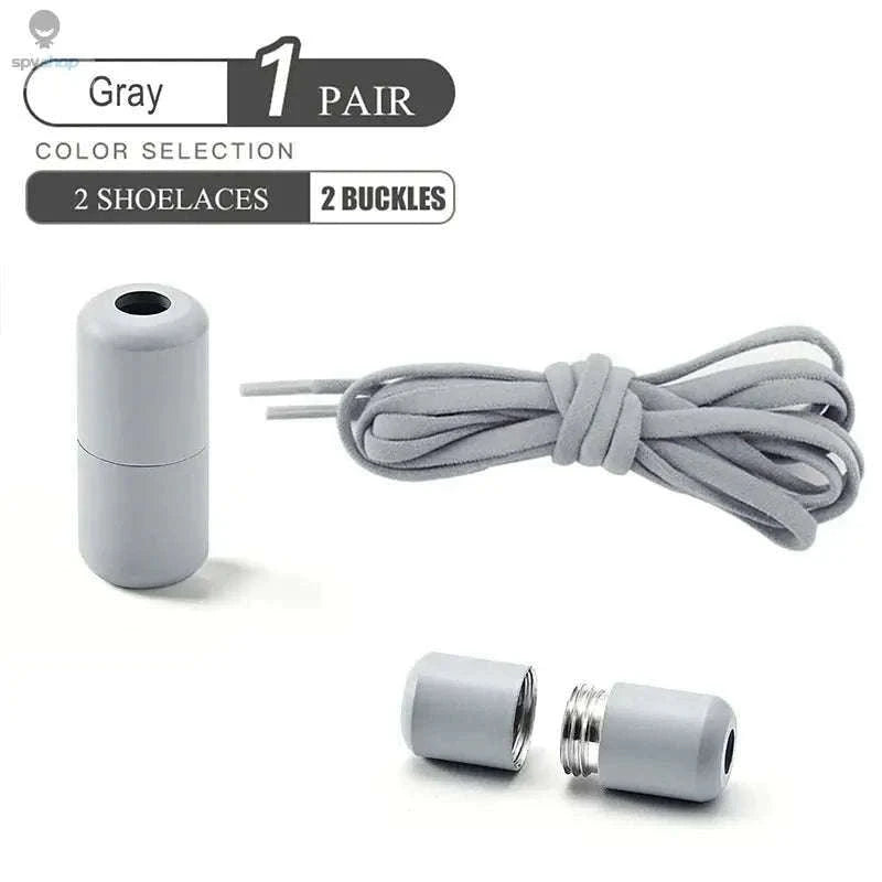 Elastic No Tie Shoelaces for Kids and Adults-16 Pairs White / 100cm