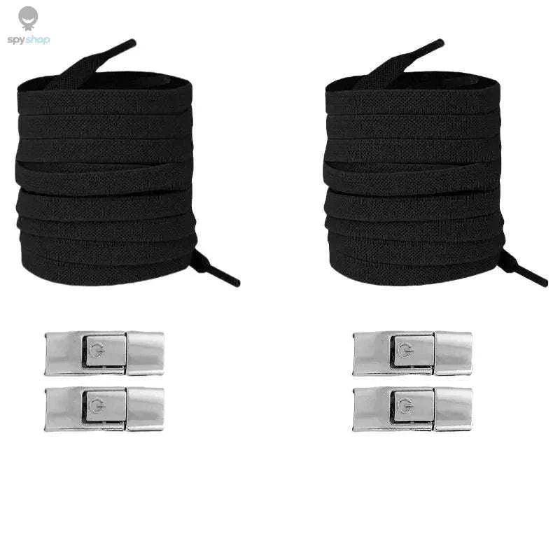 Elastic Shoelaces No-Tie Press Lock Laces for Secure Fit-RRRRR