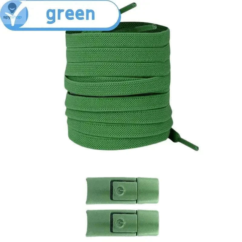 Elastic Shoelaces No-Tie Press Lock Laces for Secure Fit-RRRRR