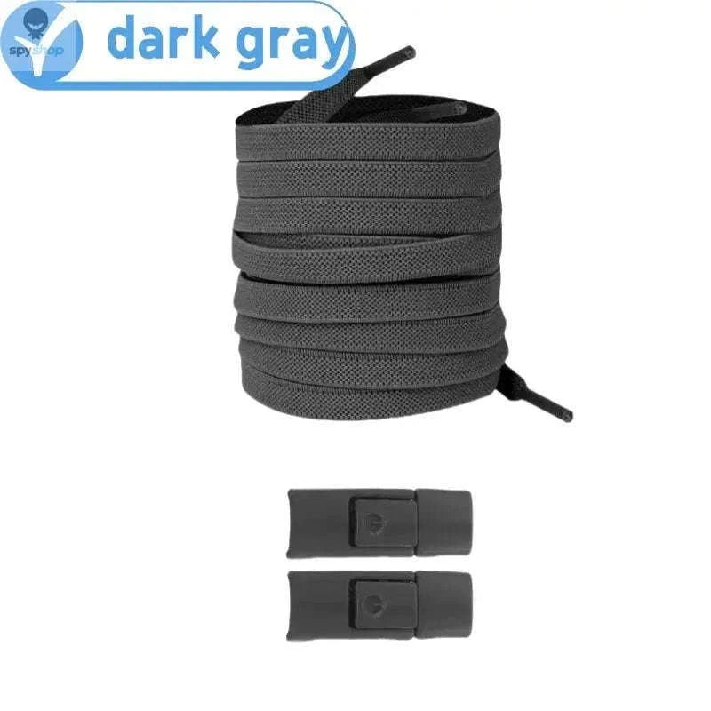 Elastic Shoelaces No-Tie Press Lock Laces for Secure Fit-RRRRR