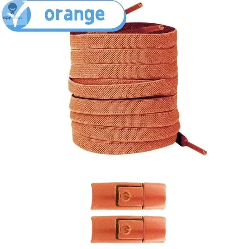 Elastic Shoelaces No-Tie Press Lock Laces for Secure Fit-RRRRR
