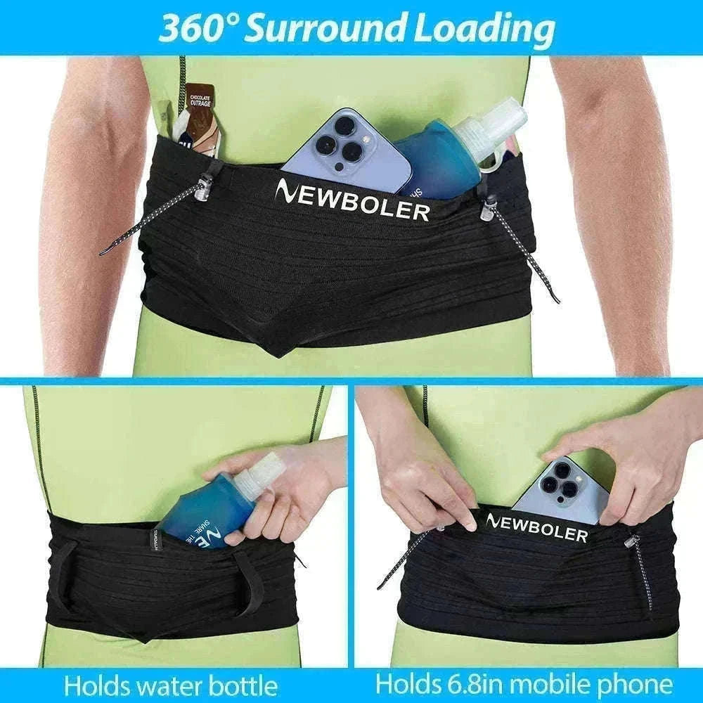 Elastic Sports Waist Bag Pack for Running and Training-BAG652-500ML / L / CHINA