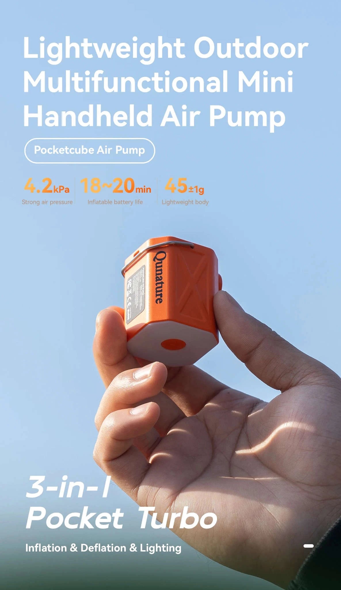 Electric Air Pump for Inflatable Mattresses, Pillows and More-600153-1