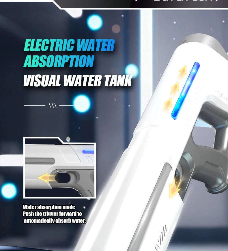 Electric Automatic Water Gun Toy-Blue