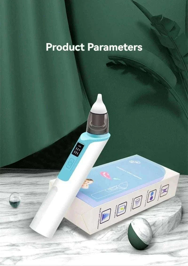 Electric Baby Nasal Aspirator Rechargeable Gentle Suction-Pink