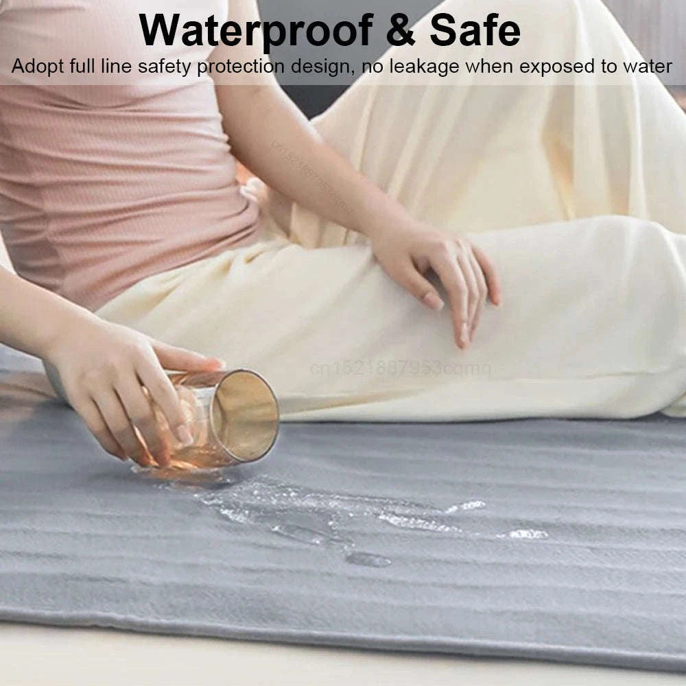 Electric Blanket 220V Thicker Automatic Thermostat Heating Blanket-70x150cm Lattice / EU