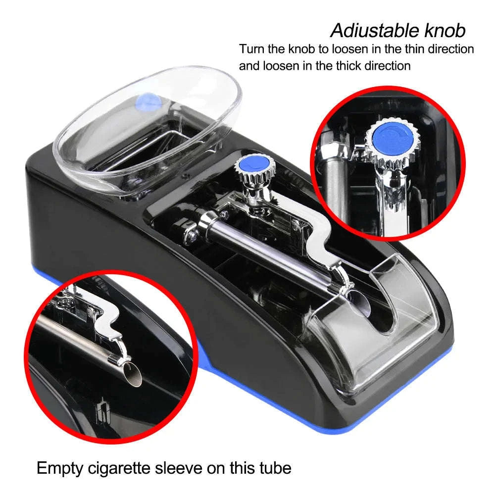 Electric Cigarette Rolling Machine – Automatic Tobacco Injector-Red EU