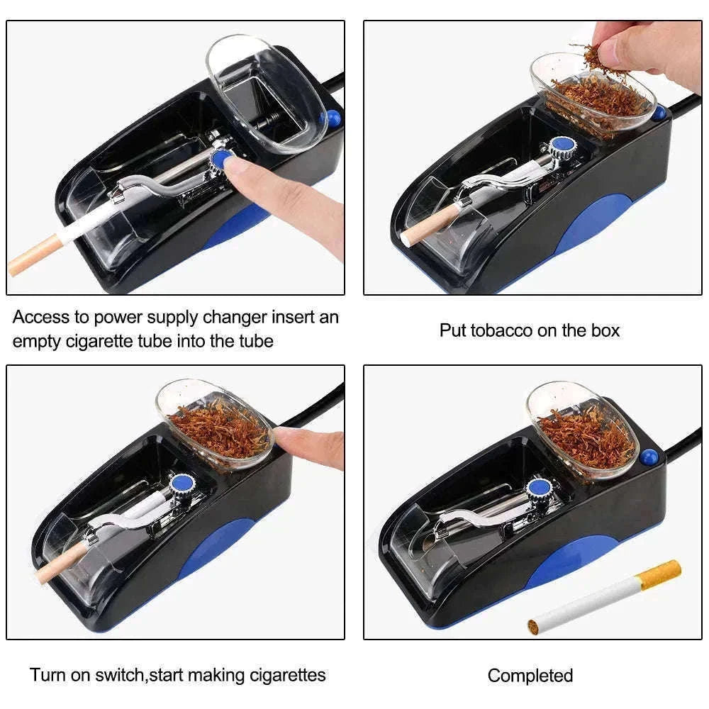 Electric Cigarette Rolling Machine for Fast, Consistent Rolls-Red EU