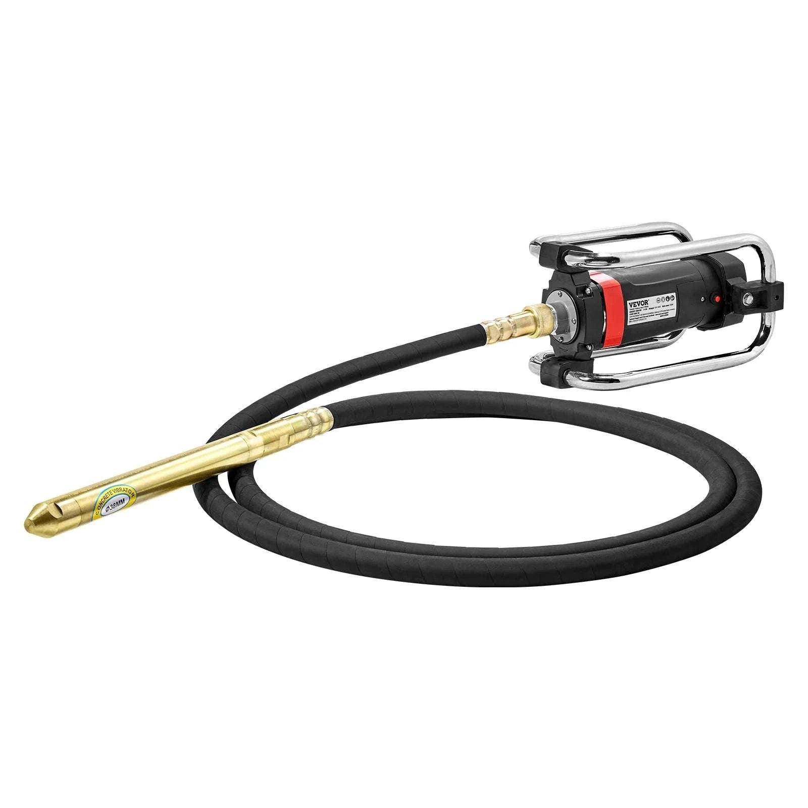 Electric Concrete Vibrator 1500W 16000 VPM with 14.75ft Shaft-16000VPM110V / United States