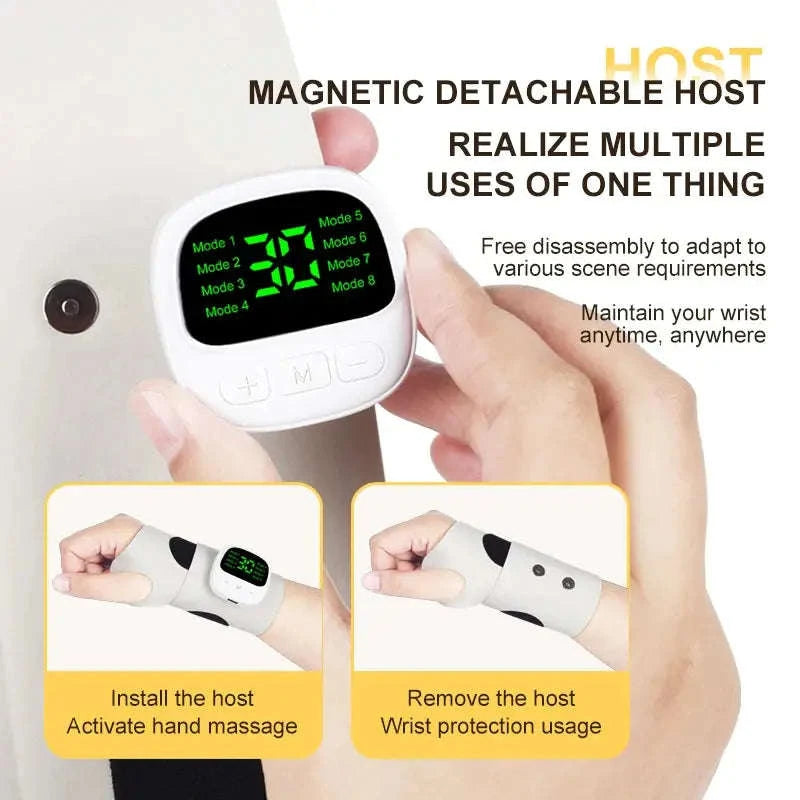 Electric Cordless Wrist Massager-white