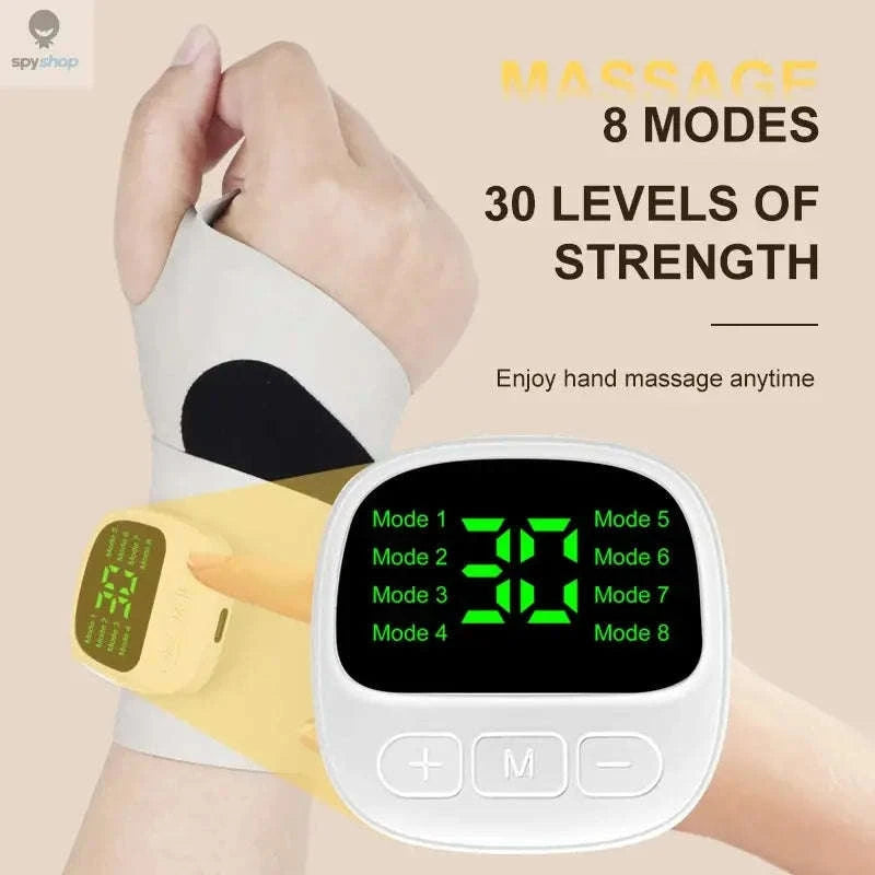 Electric Cordless Wrist Massager-white