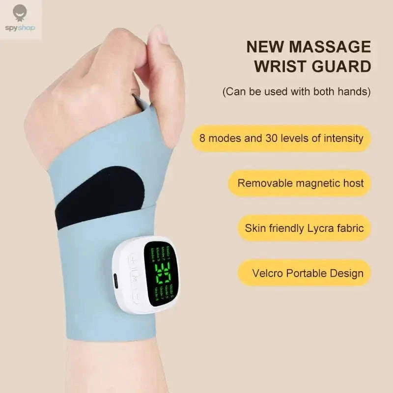Electric Cordless Wrist Massager-white