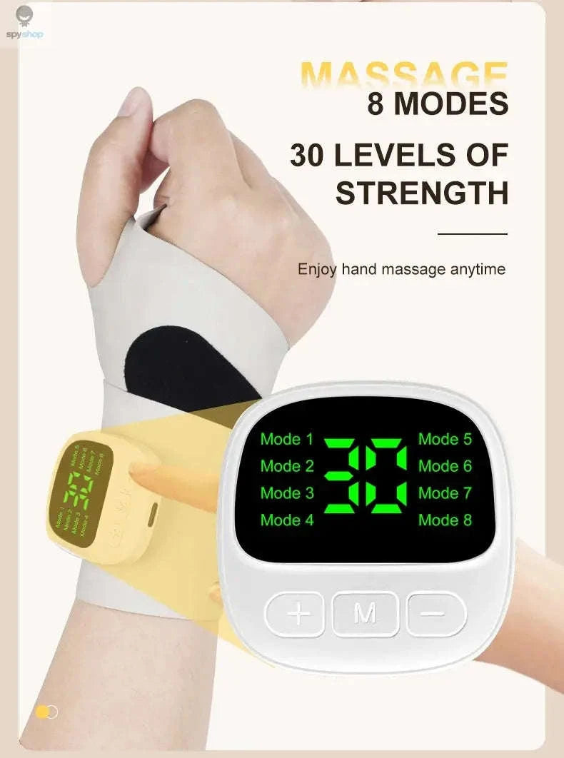 Electric Cordless Wrist Massager-white