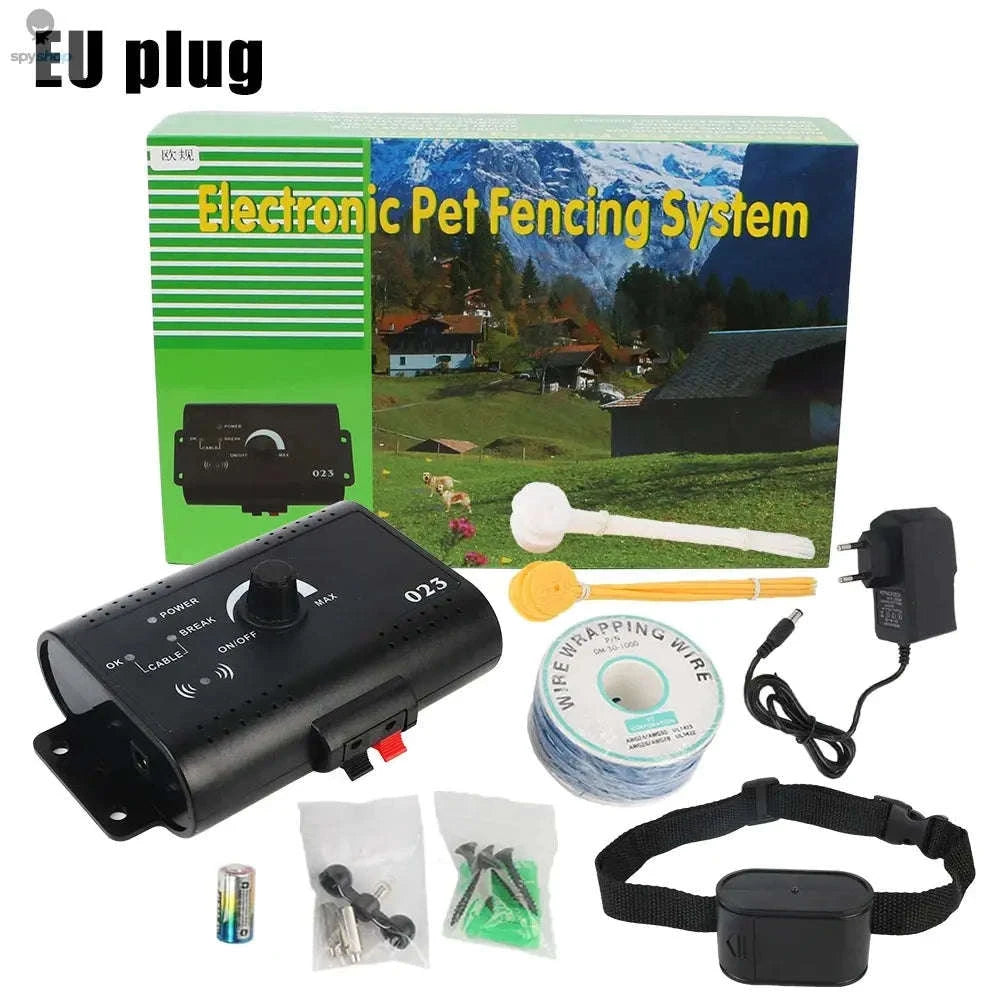 Electric Dog Fence System – Invisible Boundary, Safe Outdoor Freedom-EU Plug