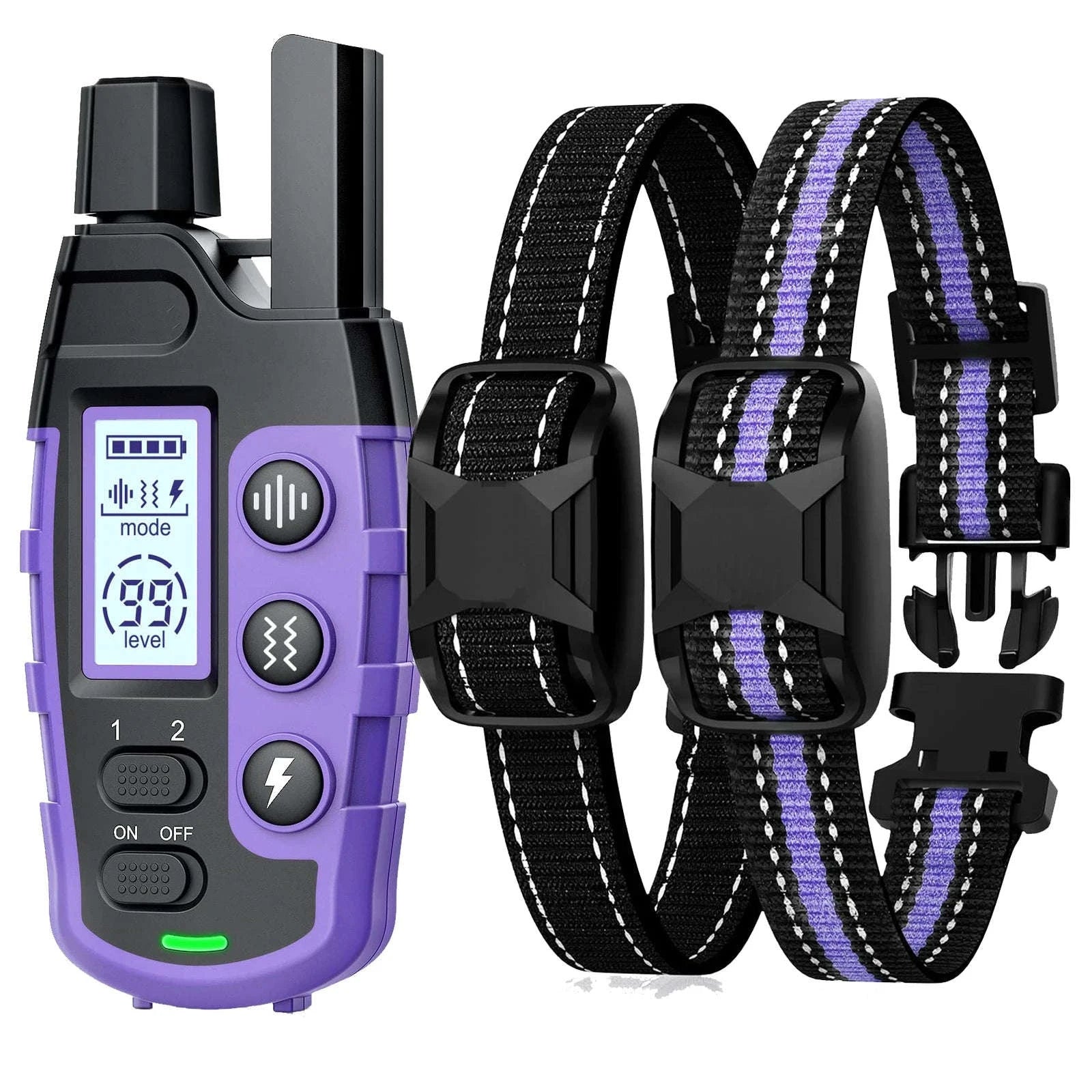 Electric Dog Training Collar with 3300Ft Waterproof Remote-For 2 Dogs