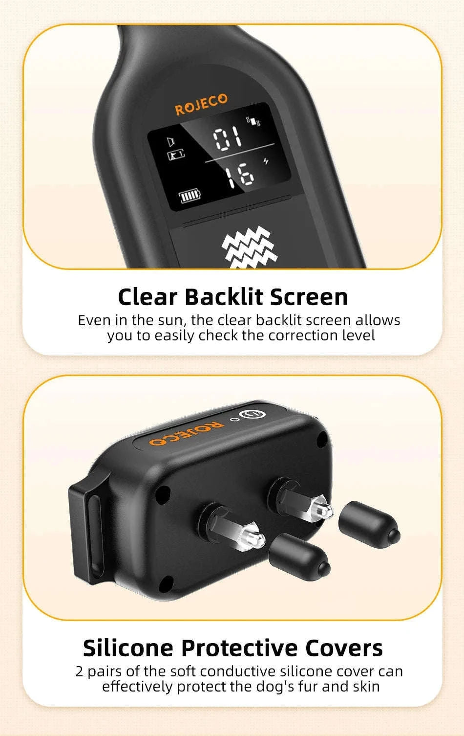 Electric Dog Training Collar with Remote Control-TC028 1 Collar