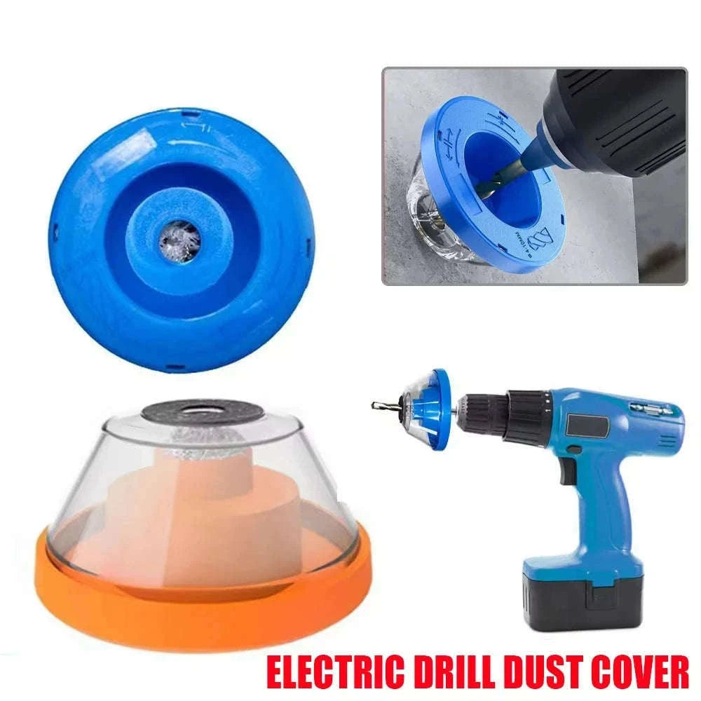 Electric Drill Dust Cover for Cleaner, Safer Drilling-Orange